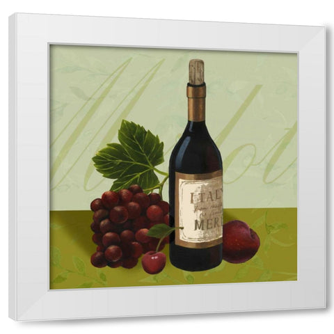 Wine Country II White Modern Wood Framed Art Print by Popp, Grace