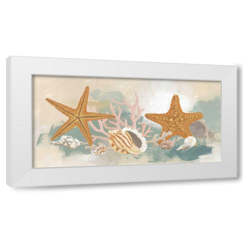 Marine Tableau II White Modern Wood Framed Art Print by Vess, June Erica