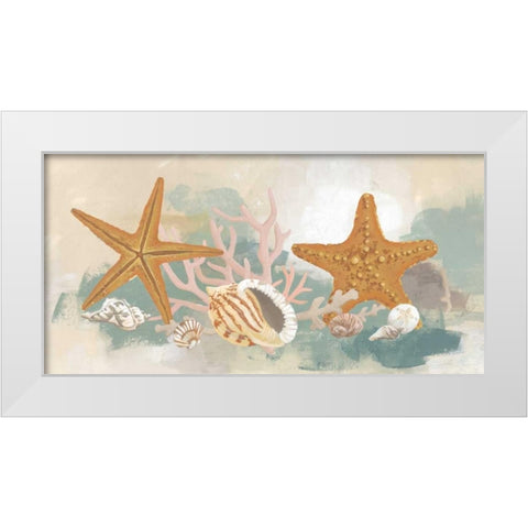Marine Tableau II White Modern Wood Framed Art Print by Vess, June Erica