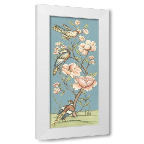 Pastel Chinoiserie I 2-Up White Modern Wood Framed Art Print by Zarris, Chariklia