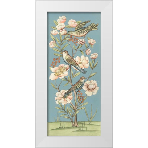 Pastel Chinoiserie II 2-Up White Modern Wood Framed Art Print by Zarris, Chariklia