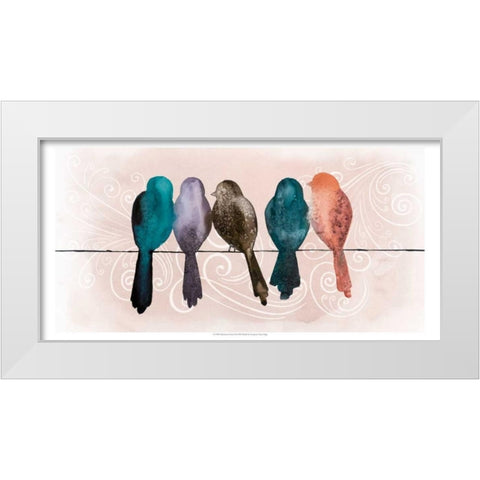 Afternoon Twitter II White Modern Wood Framed Art Print by Popp, Grace