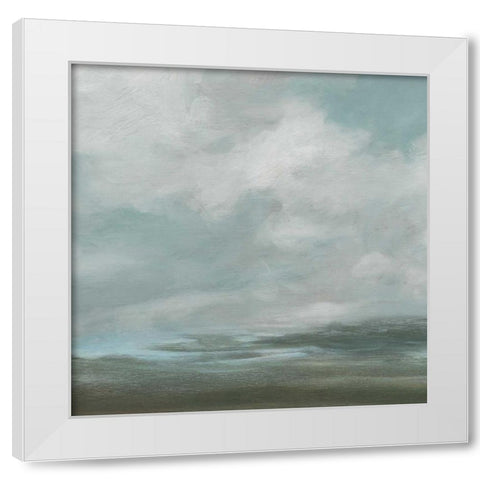 Cloud Mist II White Modern Wood Framed Art Print by Harper, Ethan