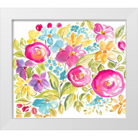 Abundance I White Modern Wood Framed Art Print by Minasian, Julia
