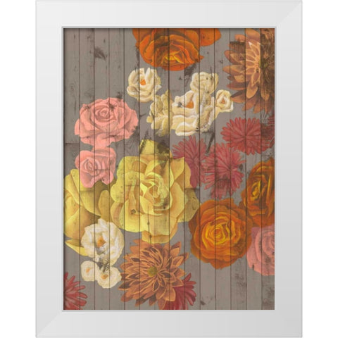 Danza del Sol II White Modern Wood Framed Art Print by Popp, Grace