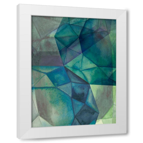 Gemstones I White Modern Wood Framed Art Print by Popp, Grace