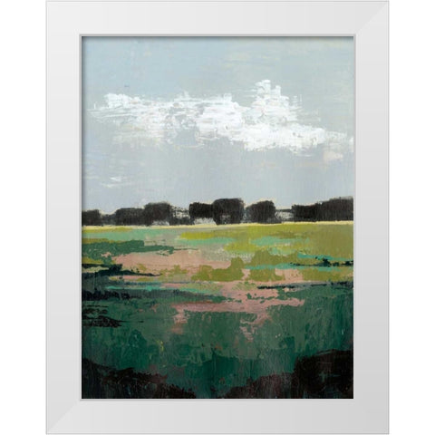 Glowing Pasture I White Modern Wood Framed Art Print by Popp, Grace