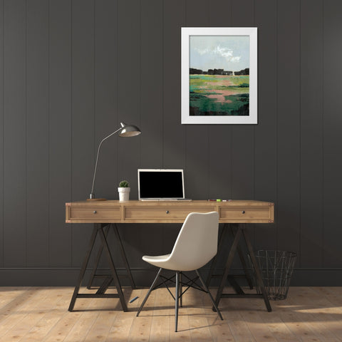 Glowing Pasture II White Modern Wood Framed Art Print by Popp, Grace