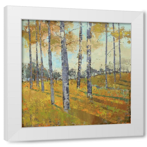 Thicket on the Hill I White Modern Wood Framed Art Print by Joy, Julie