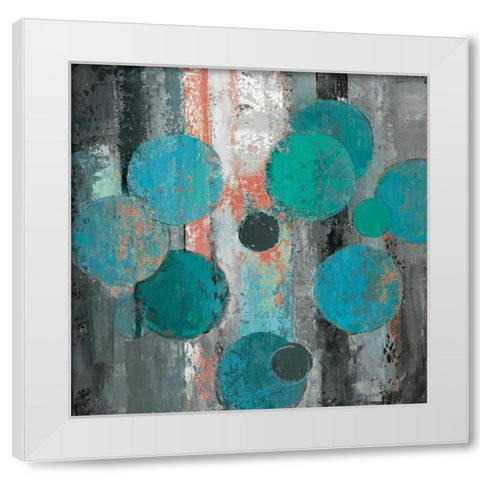 Spherical Flow I White Modern Wood Framed Art Print by Joy, Julie