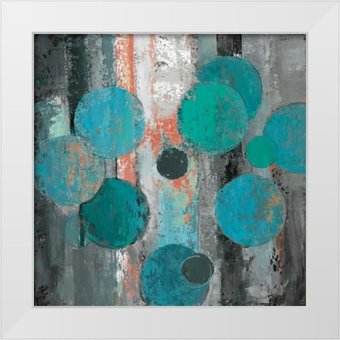 Spherical Flow I White Modern Wood Framed Art Print by Joy, Julie