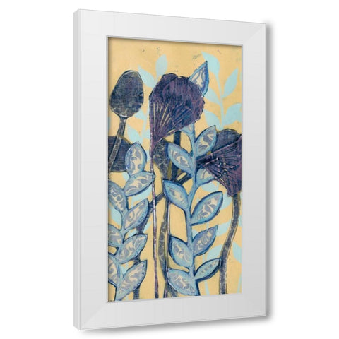 Chromatic Floral Mix I White Modern Wood Framed Art Print by Popp, Grace