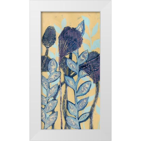 Chromatic Floral Mix I White Modern Wood Framed Art Print by Popp, Grace