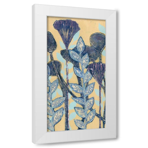 Chromatic Floral Mix II White Modern Wood Framed Art Print by Popp, Grace