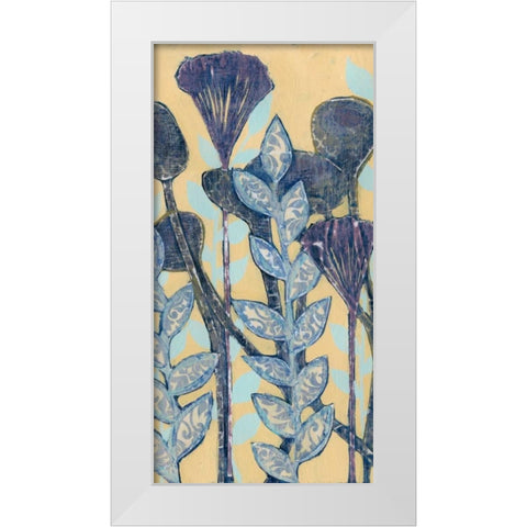 Chromatic Floral Mix II White Modern Wood Framed Art Print by Popp, Grace