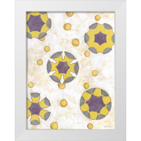 Canary Pop II White Modern Wood Framed Art Print by Lam, Vanna
