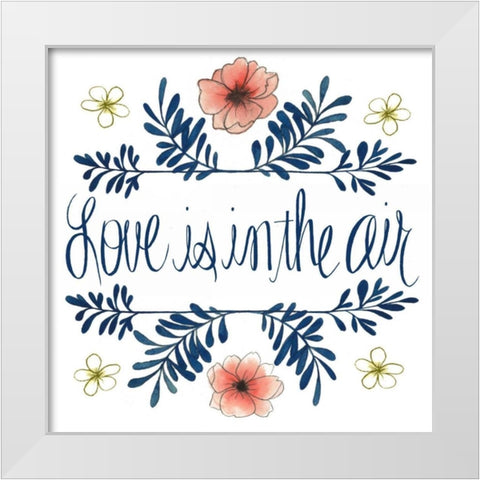 Flowers by Grace I White Modern Wood Framed Art Print by Popp, Grace