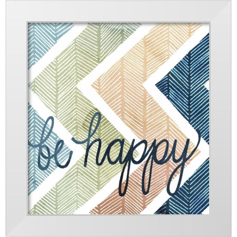 Arrow Typography II White Modern Wood Framed Art Print by Popp, Grace