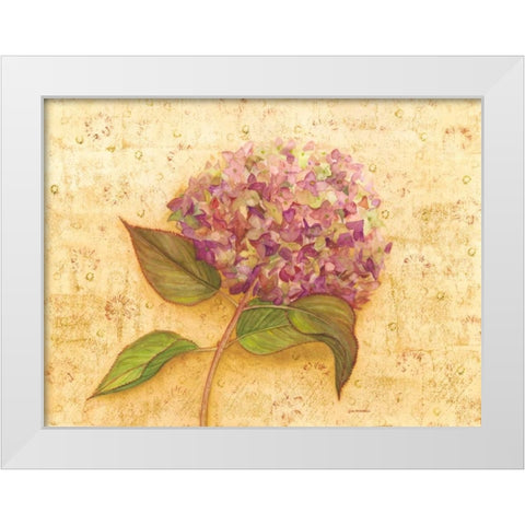 Hydrangea Love I White Modern Wood Framed Art Print by Russell, Wendy