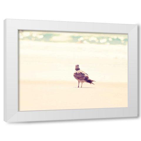 Go Right White Modern Wood Framed Art Print by Coomes, Sylvia