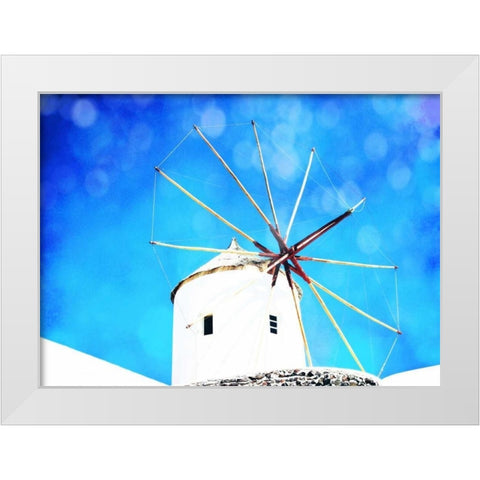 Santorini II White Modern Wood Framed Art Print by Coomes, Sylvia
