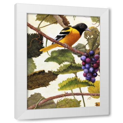 Golden Glow I White Modern Wood Framed Art Print by Matcham, Marcia