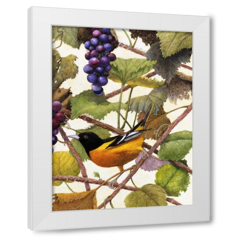 Golden Glow II White Modern Wood Framed Art Print by Matcham, Marcia