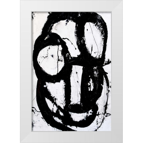 Ace of Spades III White Modern Wood Framed Art Print by Ashley, Erin