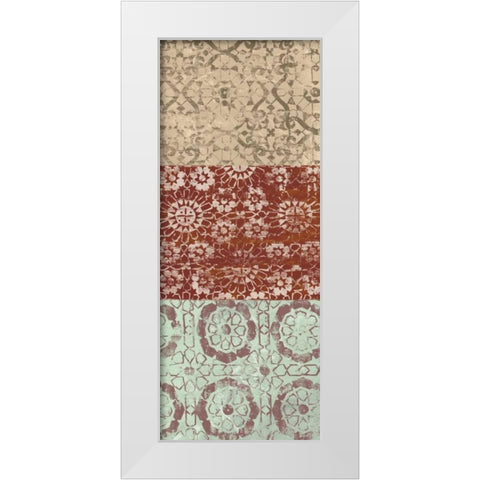 Aesthetic Board II White Modern Wood Framed Art Print by Saunders, Alonzo