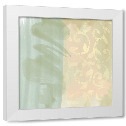 Lazy Day I White Modern Wood Framed Art Print by Saunders, Alonzo
