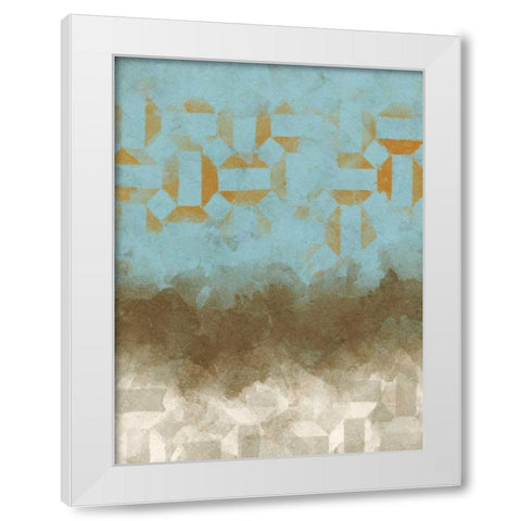 Shifting Sky II White Modern Wood Framed Art Print by Saunders, Alonzo