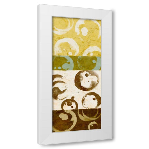 Stained Goodness I White Modern Wood Framed Art Print by Saunders, Alonzo
