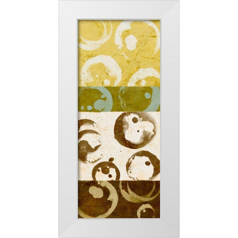 Stained Goodness I White Modern Wood Framed Art Print by Saunders, Alonzo