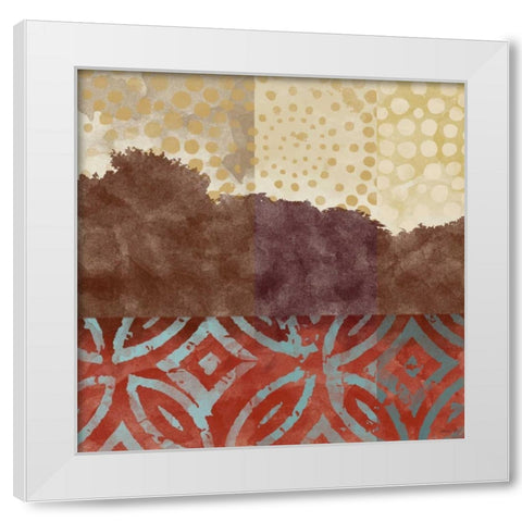 Treeline Dream I White Modern Wood Framed Art Print by Saunders, Alonzo