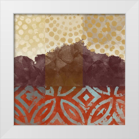 Treeline Dream II White Modern Wood Framed Art Print by Saunders, Alonzo