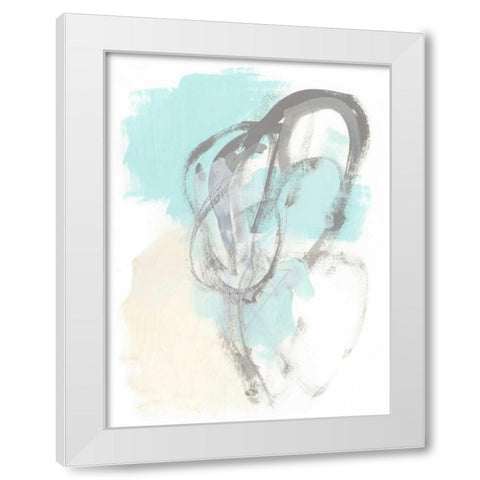 Perpetual Gesture IV White Modern Wood Framed Art Print by Vess, June Erica
