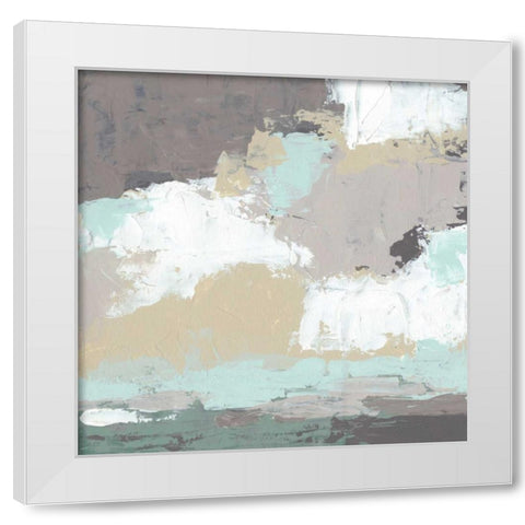 Fog Bank I White Modern Wood Framed Art Print by Vess, June Erica