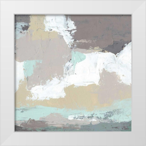 Fog Bank II White Modern Wood Framed Art Print by Vess, June Erica