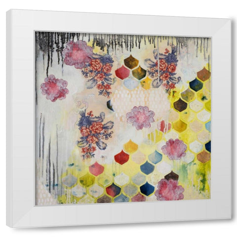 Antique Sentiments White Modern Wood Framed Art Print by Robinson, Heather