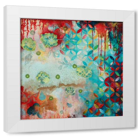Counting Myself Lucky White Modern Wood Framed Art Print by Robinson, Heather
