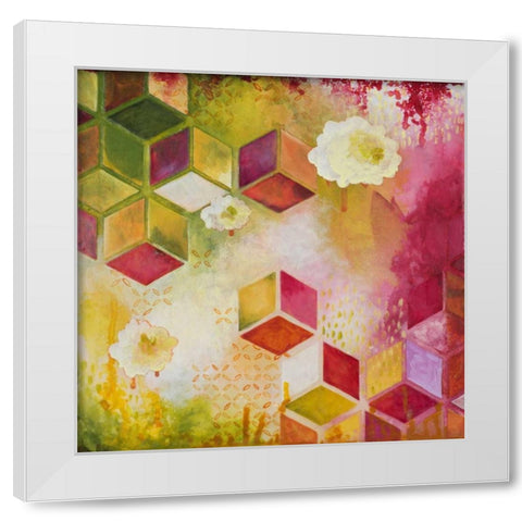 Path of Reflection I White Modern Wood Framed Art Print by Robinson, Heather