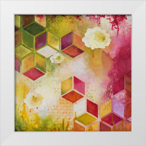 Path of Reflection I White Modern Wood Framed Art Print by Robinson, Heather