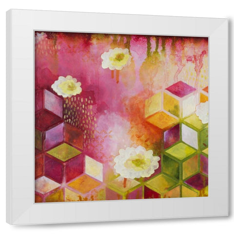 Path of Reflection II White Modern Wood Framed Art Print by Robinson, Heather