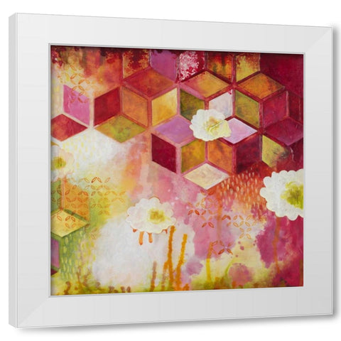 Path of Reflection III White Modern Wood Framed Art Print by Robinson, Heather