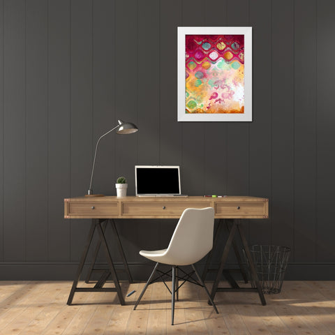 Overload II White Modern Wood Framed Art Print by Robinson, Heather