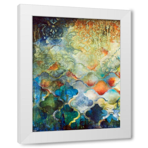 Moroccan Fantasy I White Modern Wood Framed Art Print by Robinson, Heather