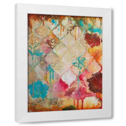 Moroccan Fantasy III White Modern Wood Framed Art Print by Robinson, Heather