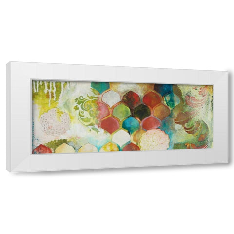Abundance I White Modern Wood Framed Art Print by Robinson, Heather