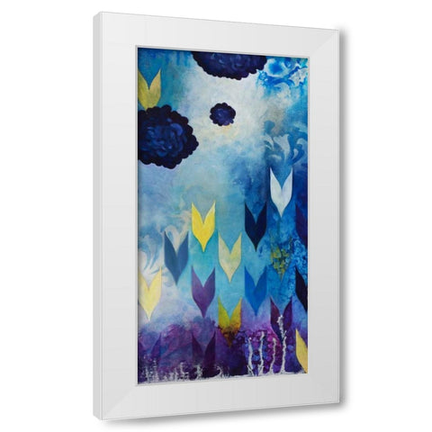 Serene Pleasures II White Modern Wood Framed Art Print by Robinson, Heather
