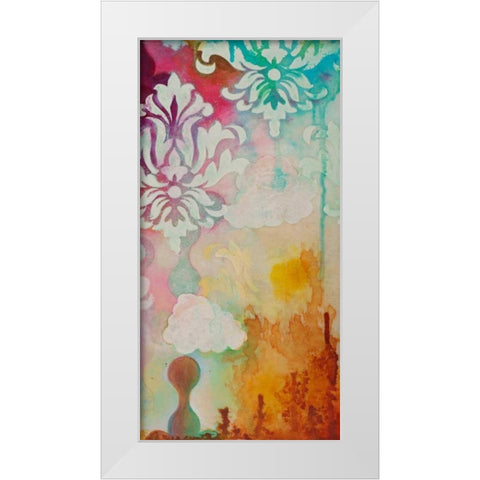 Sugar Box II White Modern Wood Framed Art Print by Robinson, Heather